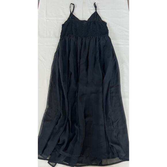 Amellia dress women’s size medium black flowy adjustable strap with pockets - Picture 9 of 10